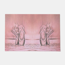 Klassieke ballet Feminine Roze Dancer Shoes Deurmat