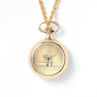 Klassieke balletschoenen op Pointe Horloge