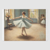 Klassieke Balletschool Decoupage Tissuepapier (Voorkant)