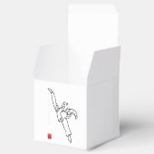 Klassieke Ballotin TAEKWONDO DWICHAGI back kick Bedankdoosjes (Geopend)