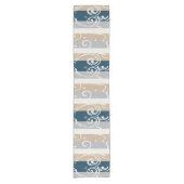 Klassieke band- en wervellijstrunner korte tafelloper (Voorkant)