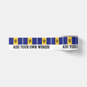 Klassieke Barbados-vlag Satijnen Lint (Voorkant)