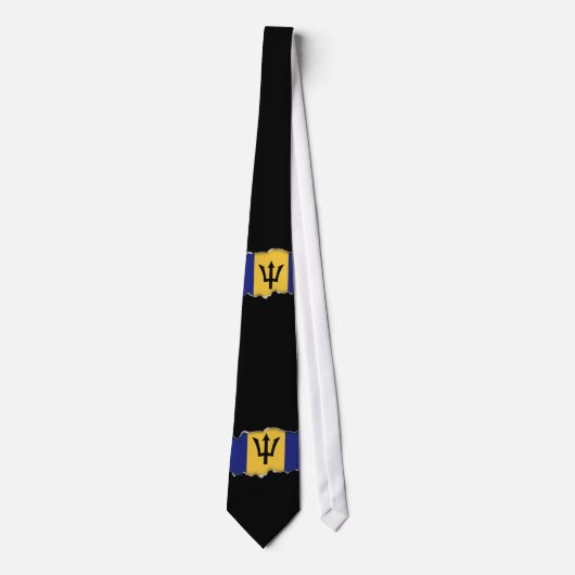 Klassieke Barbados-vlag Stropdas (Voorkant)