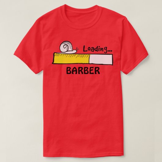 Klassieke Barberlading TShirt (Design voorkant)