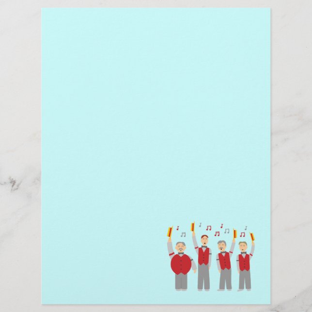 Klassieke Barbershop Kwartet (Voorkant)