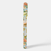 Klassieke barokke bloem fruit damast textiel Case-Mate iPhone case (Achterkant / Rechts)