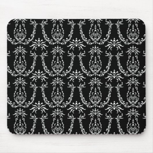 Klassieke Baroque Mousemat in zwart Muismat (Voorkant)