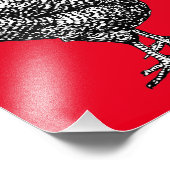 Klassieke Barred Plymouth Rock Kip Hen Foto Afdruk (Hoek)