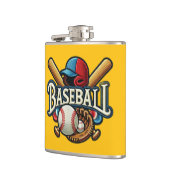 Klassieke Baseball Essentials / Stijlvolle Retro L Heupfles (Links)