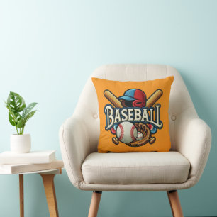 Klassieke Baseball Essentials / Stijlvolle Retro L Kussen