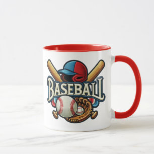 Klassieke Baseball Essentials / Stijlvolle Retro L Mok