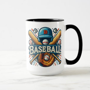 Klassieke Baseball Essentials / Stijlvolle Retro L Mok