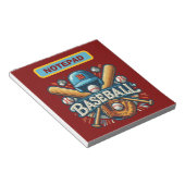 Klassieke Baseball Essentials / Stijlvolle Retro L Notitieblok (Schuin)