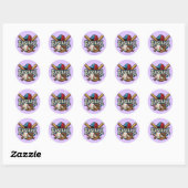Klassieke Baseball Essentials / Stijlvolle Retro L Ronde Sticker (Vel)