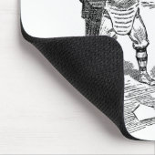 Klassieke baseball-muis met zeer goede kwaliteit muismat (Hoek)