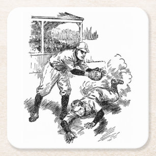 Klassieke Baseball Onderzetter set