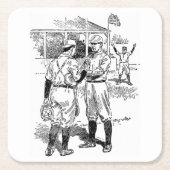 Klassieke Baseball Onderzetter set (Voorkant)
