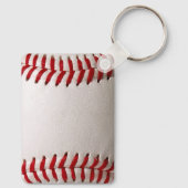 Klassieke Baseball Steek Custom Naam en Nummer Sleutelhanger (Achterkant)