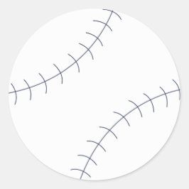Klassieke Baseball-Stickers Ronde Sticker