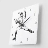 Klassieke Baseball Wall klok (Hoek)