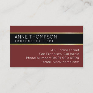 Klassieke Basic Business_Card voor elk beroep Visitekaartje