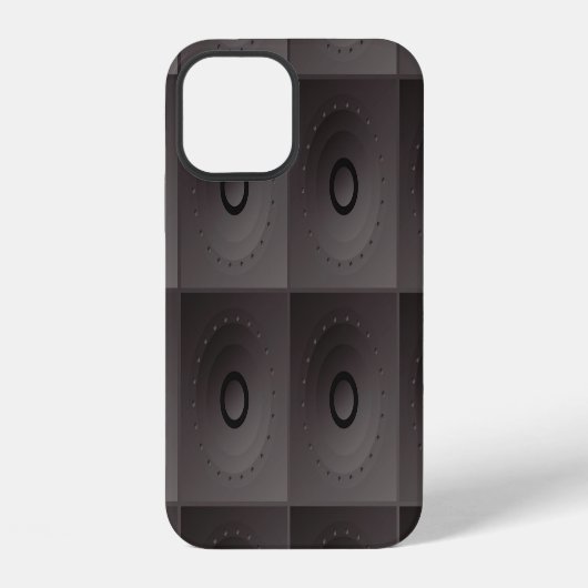 Klassieke Basklankspreker: Klassieke Achtergrond iPhone Hoesje (Achterkant)