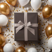 Klassieke Batch: Donkerbruin wikkelpapierrol Cadeaupapier