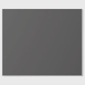 Klassieke Batch: Donkergrijs wikkelpapier Roll Cadeaupapier (Vlak)