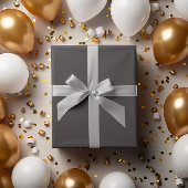 Klassieke Batch: Donkergrijs wikkelpapier Roll Cadeaupapier