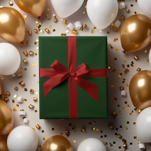 Klassieke Batch: Donkergroen wikkelpapier Roll Cadeaupapier