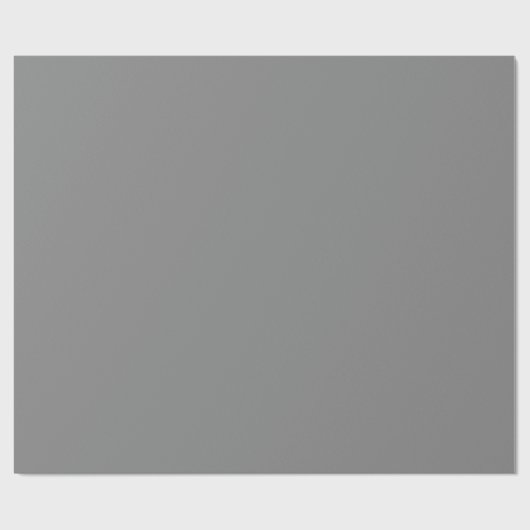 Klassieke Batch: Medium Grijs Verpakkend Document  Cadeaupapier (Vlak)