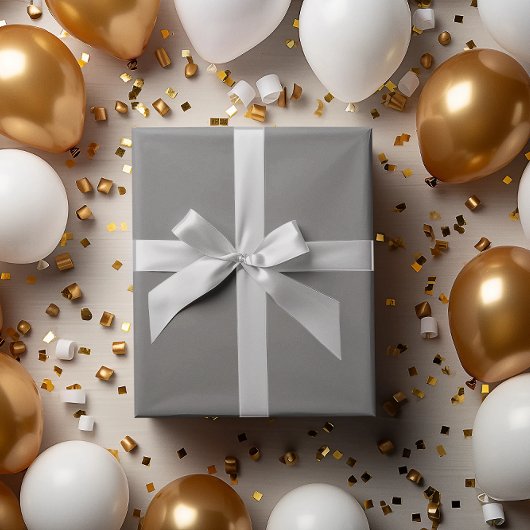 Klassieke Batch: Medium Grijs Verpakkend Document  Cadeaupapier