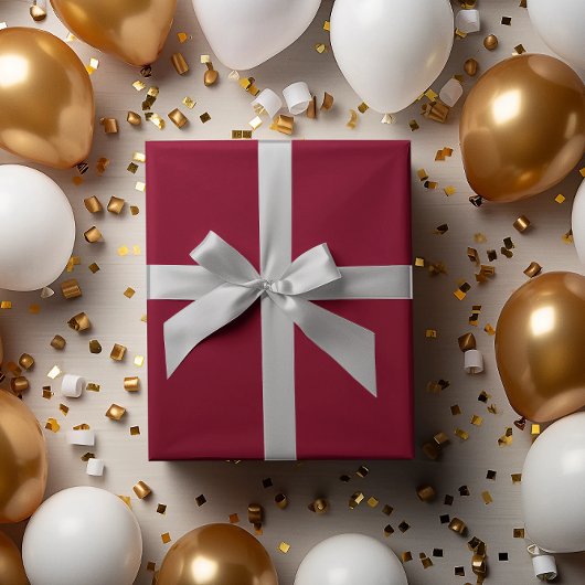 Klassieke Batch: Rijke Bourgondische wikkelpapierr Cadeaupapier