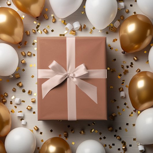 Klassieke Batch Terracotta Bruin Wrapping Paper Ro Cadeaupapier