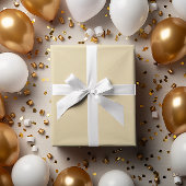 Klassieke Batch: Vanille Cream Wrapping Paper Roll Cadeaupapier