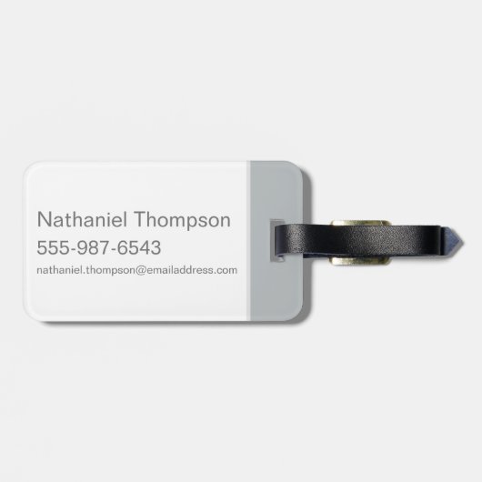 Klassieke Batman-Logo oplossing in vleermuizen Bagagelabel (Achterkant horizontaal)