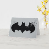 Klassieke Batman-Logo oplossing in vleermuizen Kaart (Gele Bloem)
