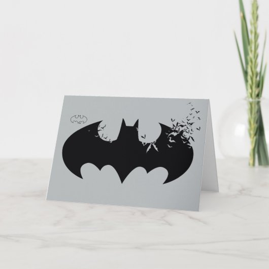 Klassieke Batman-Logo oplossing in vleermuizen Kaart (Voorkant)
