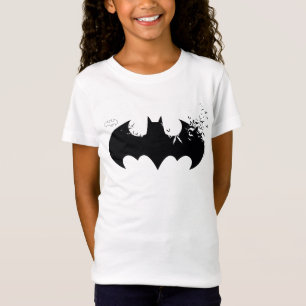 Klassieke Batman-Logo oplossing in vleermuizen T-shirt