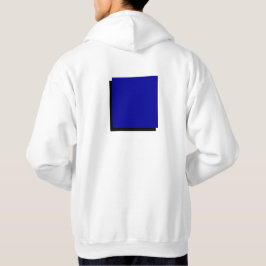 Klassieke Bauhaus Art Blue Square Hoodie