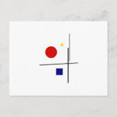 Klassieke Bauhaus Art Composition Briefkaart (Voorkant)