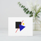 Klassieke Bauhaus Art Composition Briefkaart (Staand voorkant)