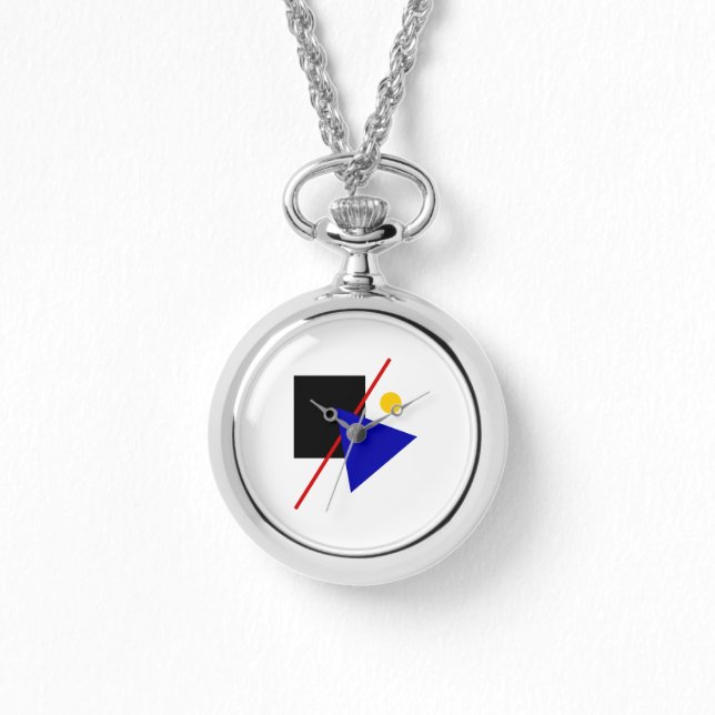Klassieke Bauhaus Art Ketting Watch (Voorkant)