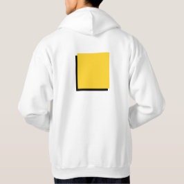 Klassieke Bauhaus Art Yellow Square Hoodie