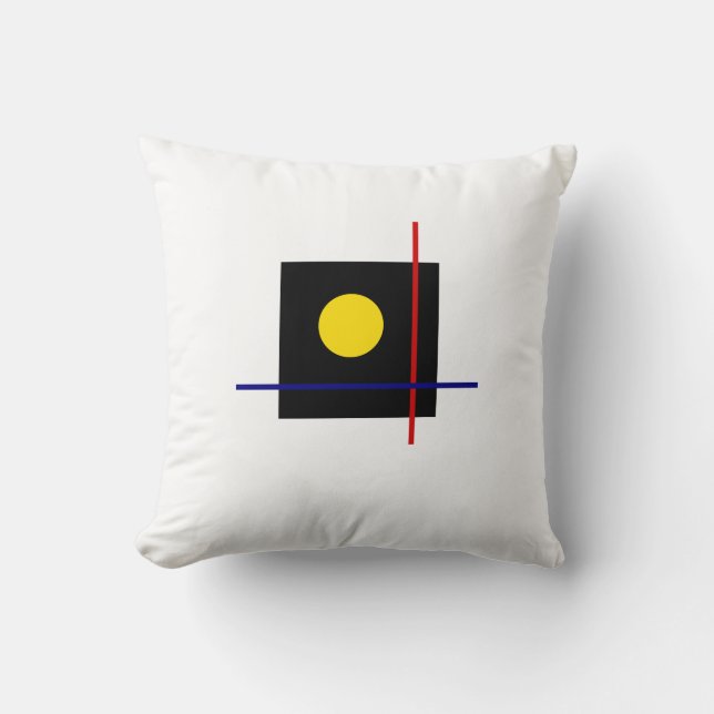 Klassieke Bauhaus geometrische kunst Kussen (Voorkant)