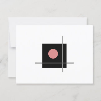 Klassieke Bauhaus Grey geometrische kunstcompositi Briefkaart