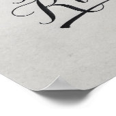 Klassieke "Be Kind" kalligrafie - Eenvoudige elega Poster (Hoek)