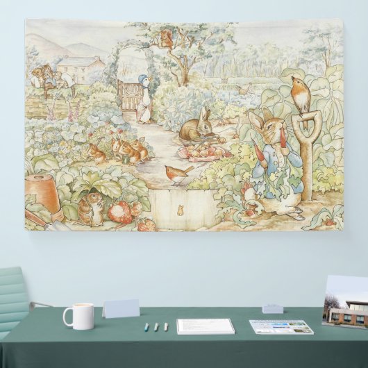 Klassieke Beatrix Potter Peter de Konijnenpartij Spandoek (Beurs)