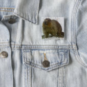 Klassieke Beavers Square Pin Vierkante Button 5,1 Cm (In situ)