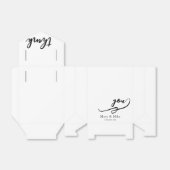 Klassieke bedankdoos voor feesten en evenementen bedankdoosjes (Uitgevouwen)